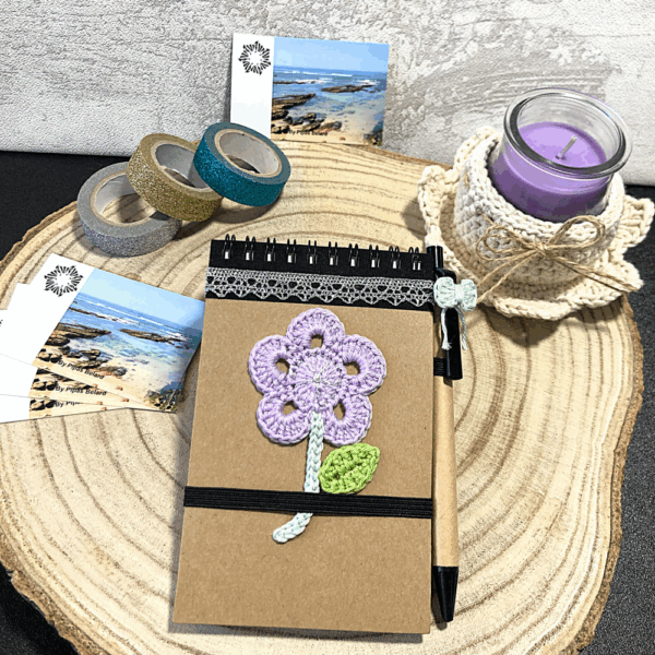Flower notebook - Lilac