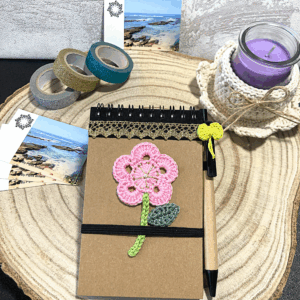 Flower notebook - Pink