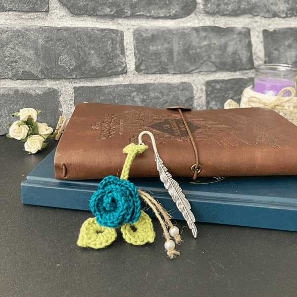 Bookmark - Petrol Flower - Image 2