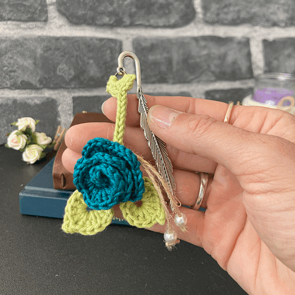 Bookmark - Petrol Flower - Image 3