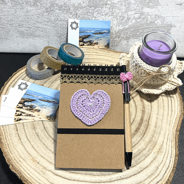 Heart notebook - Lilac