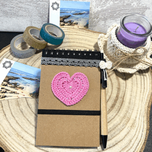 Heart notebook - Pink