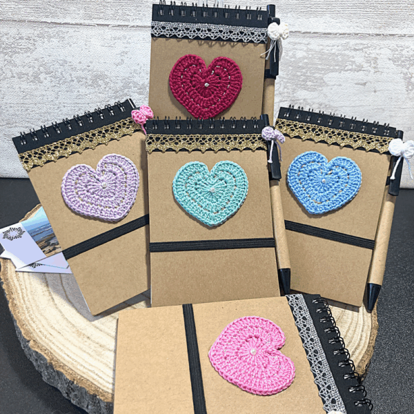 Heart notebook - Lilac - Image 3